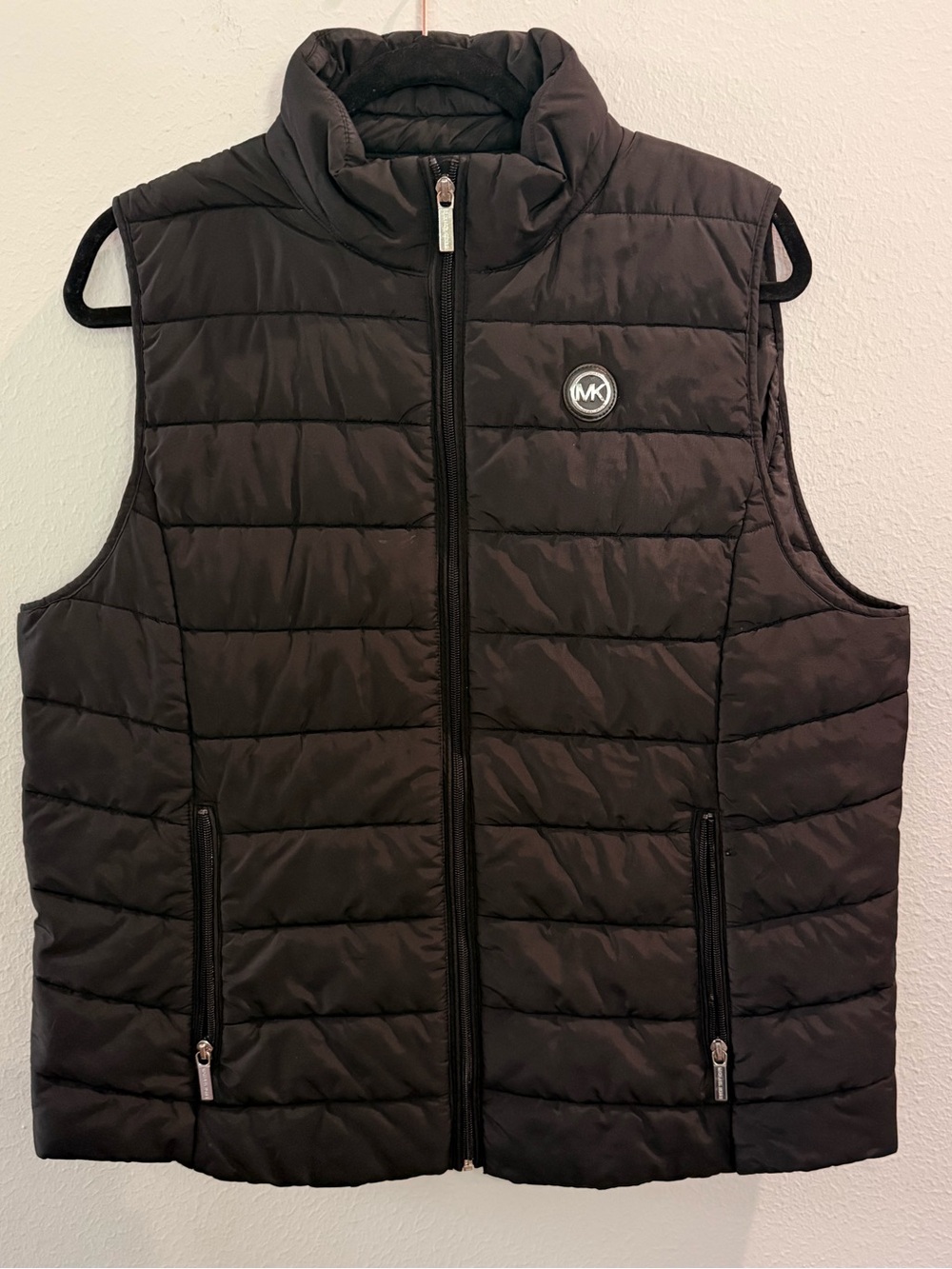 Michael Kors Women’s  Black Quilted Puffer Vest
